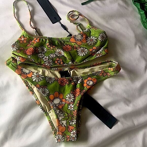 TRIANGL - MICA JARDIN CHEEKY BOTTOMS NWT + BAG - Picture 7 of 8